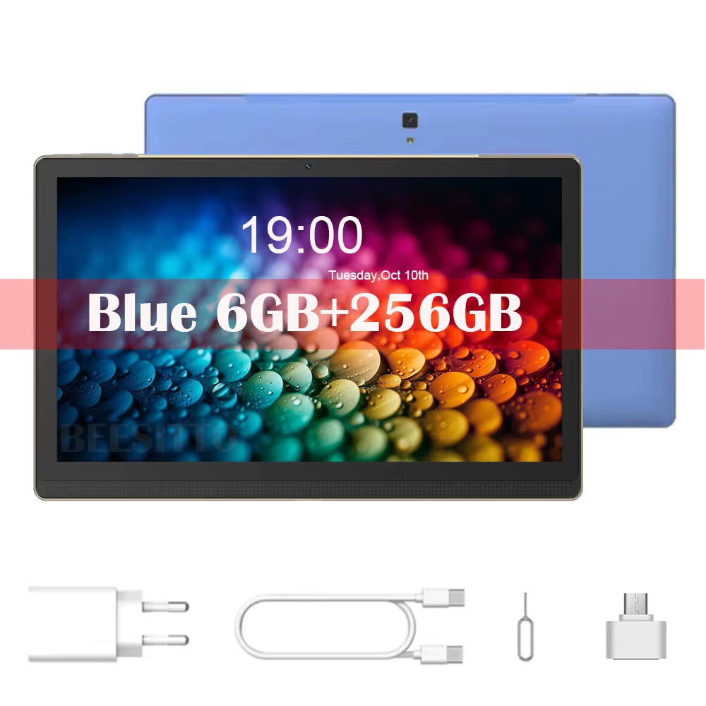 Global Version 14.1 Inch Tablet PC 1920X1080 IPS Big Screen 5+13MP 12+256GB Deca-Core Планшет 2 in 1 Tablets Android 12 Laptops