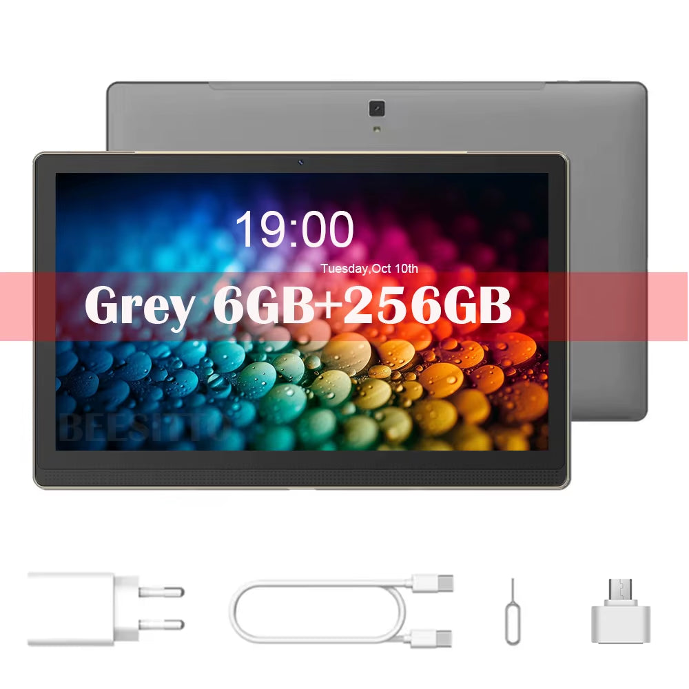 Global Version 14.1 Inch Tablet PC 1920X1080 IPS Big Screen 5+13MP 12+256GB Deca-Core Планшет 2 in 1 Tablets Android 12 Laptops