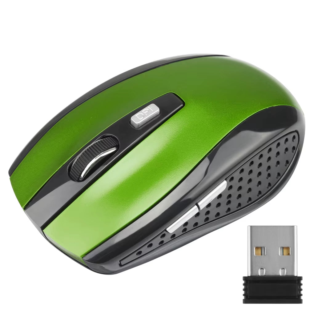 2.4G Wireless Mouse Bluetooth Mouse Ergonomic 800/1200/1600DPI 6 Mute Buttons Mouse for Macbook Tablet Laptops Computer PC