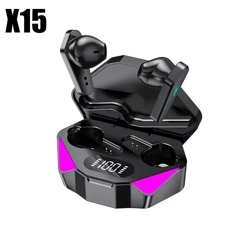 X15 Wholesale Tws Earphone Bluetooth Wireless without Box V5.1 in Ear Headphones Blutooth Hearing Aids Sport Gamer Headset Phone