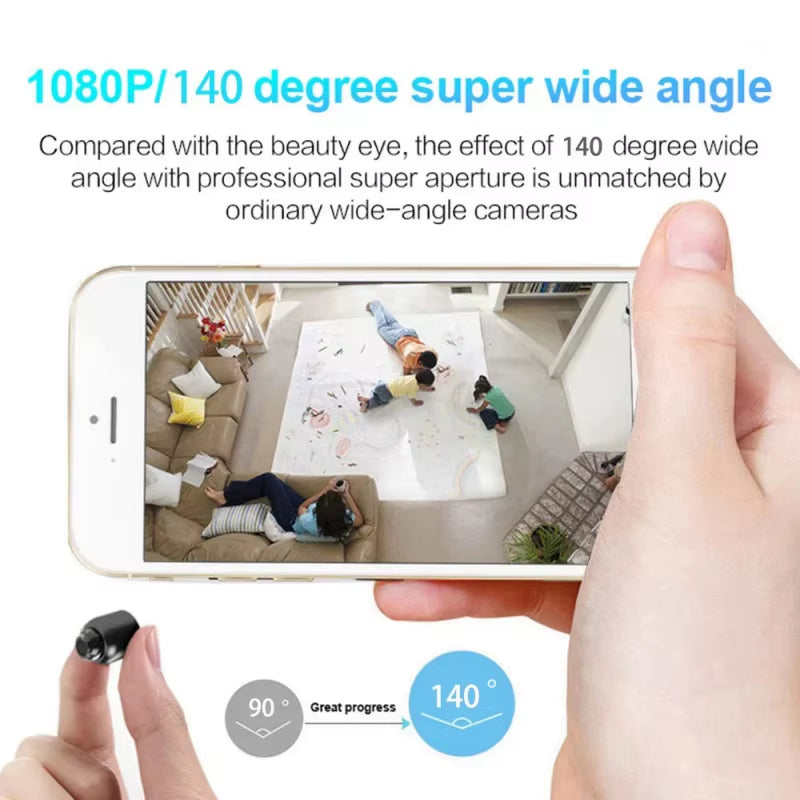 Xiaomi Mini1080P HD Camera Wifi Wireless Night Vision Motion Detection Video Camera Home Security Camcorder Audio Video Recorder