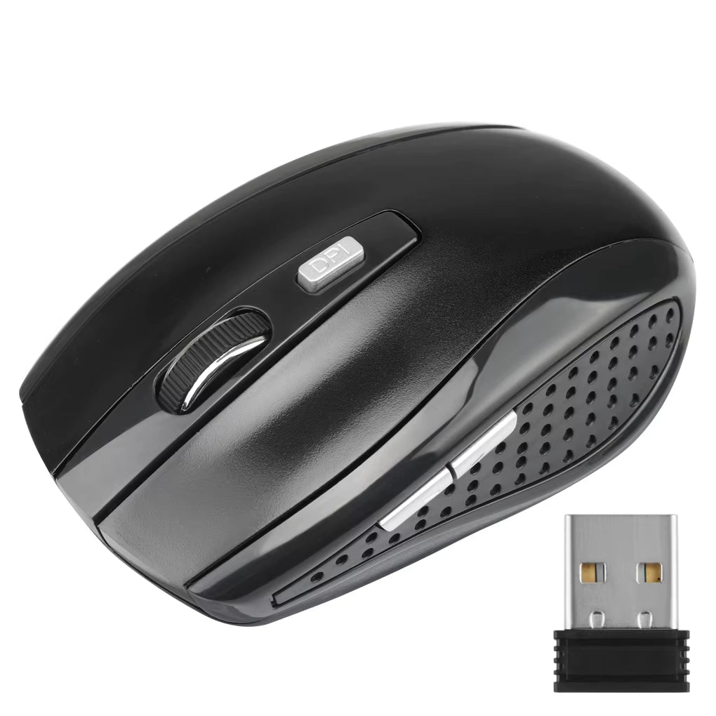 2.4G Wireless Mouse Bluetooth Mouse Ergonomic 800/1200/1600DPI 6 Mute Buttons Mouse for Macbook Tablet Laptops Computer PC