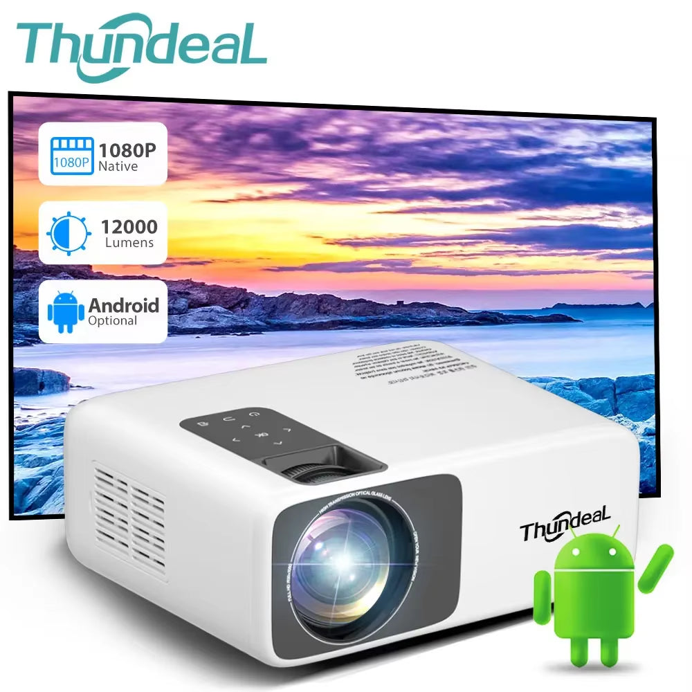 Full HD Projector 1080P 2K 4K Video LED 3D Portable Projector Td93Pro Mini Wifi Android Home Theater TD93 Pro Beamer